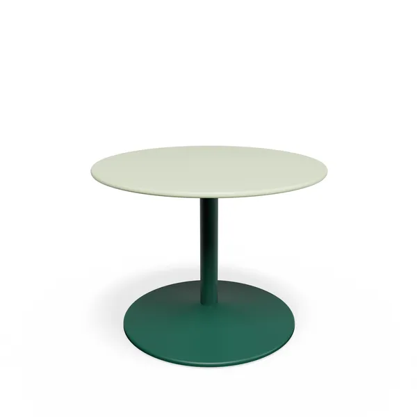 Panton Sofabord Ø60 4183-Forbo Pistachio Linoleum/136 Pine