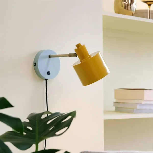 Ocean Wall Lamp Curry/Turquoise/Brass