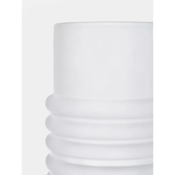 Press Vase Large Frosted