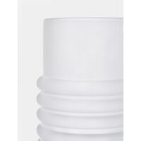 Press Vase Large Frosted