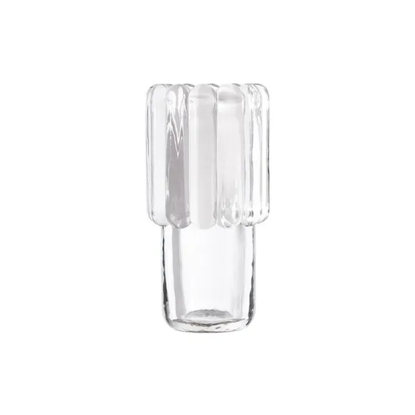 Press Vase Medium Clear