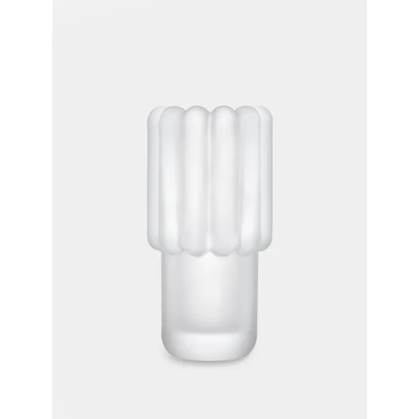 Press Vase Medium Frosted