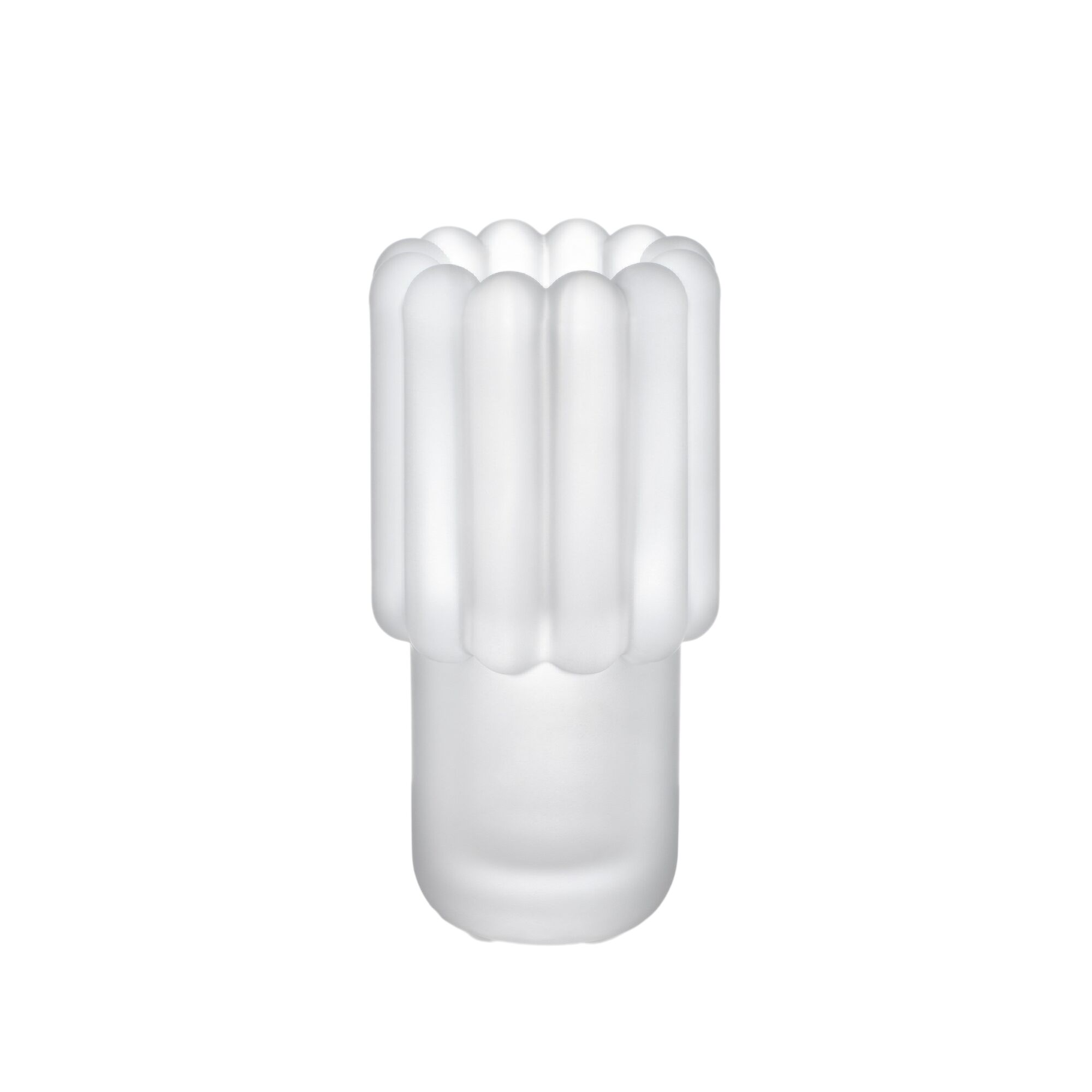 Press Vase Medium Frosted