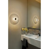Press vägg-/taklampa Mini Clear