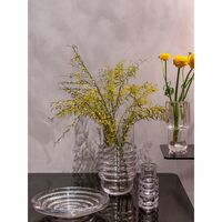 Press Vase Stem Clear