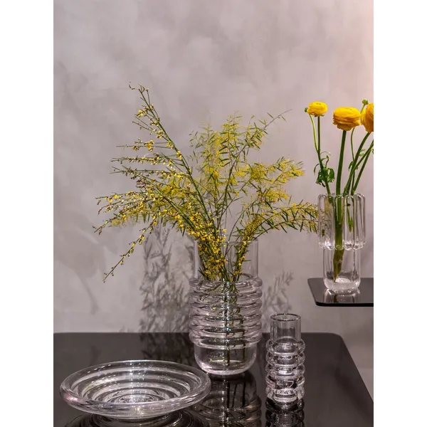 Press Vase Stem Clear