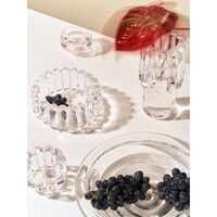 Press Tealight Holder Vertical Clear
