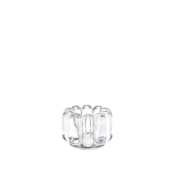 Press Tealight Holder Vertical Clear