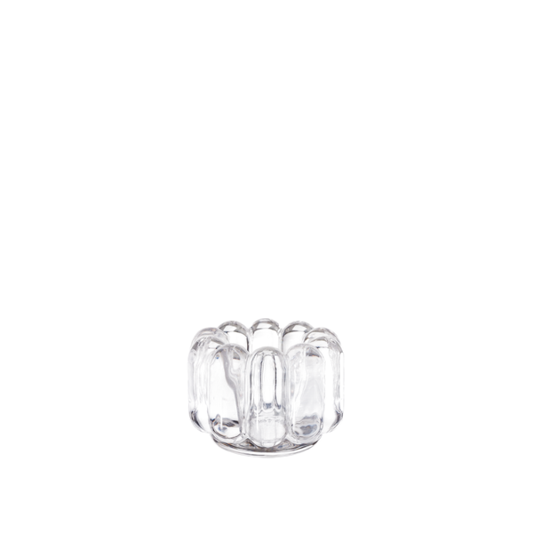 Press Tealight Holder Vertical Clear