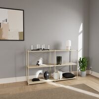 Arturo 3-Tier Shelving Unit Beige