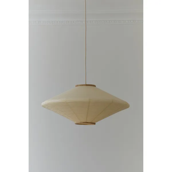 Mori Diamond Pendant Ø65 Oak/Off-white