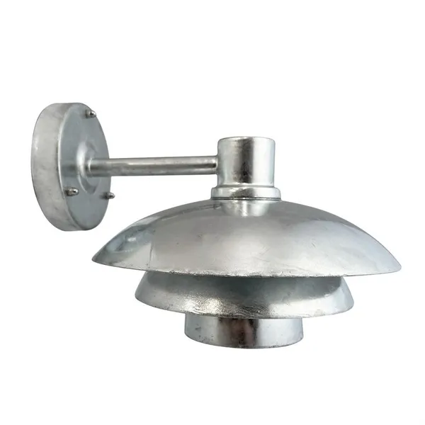 Morph D24 Outdoor Wall Lamp Galvanised Metal