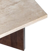 Eden Coffee Table Smoked Oak/Travertine