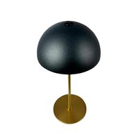 Lot de 2 lampes de table portables Along Mini LED, noir/laiton