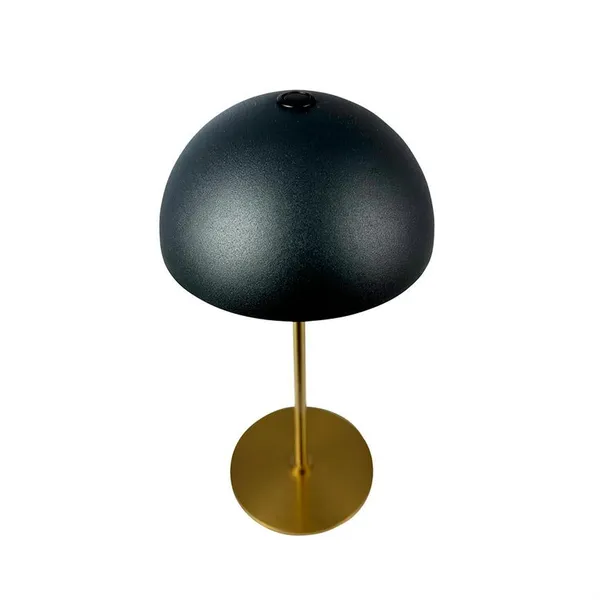 Lot de 2 lampes de table portables Along Mini LED, noir/laiton
