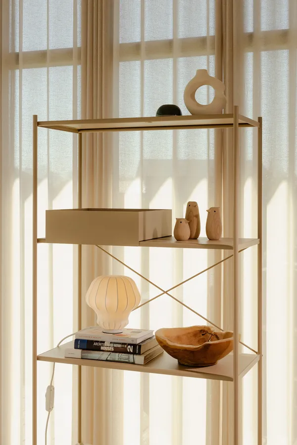 Arturo Metal Shelf Box Beige