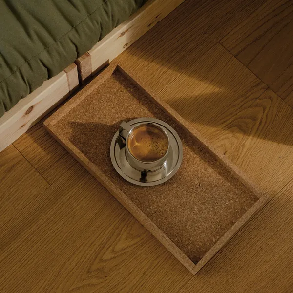 Cork Tray Rectangular Natural Cork