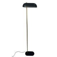 Arch gulvlampe, sort/messing