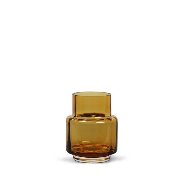 Hurricane Reflections No. 53 vase/stage Amber