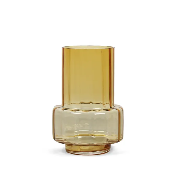 Hurricane Reflections No. 26 Vase/lysestage Amber
