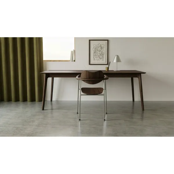 Regatta Steel Chair Smoked Oak/Black Legs