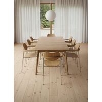Regatta Steel Chair Oiled Oak/Black Legs