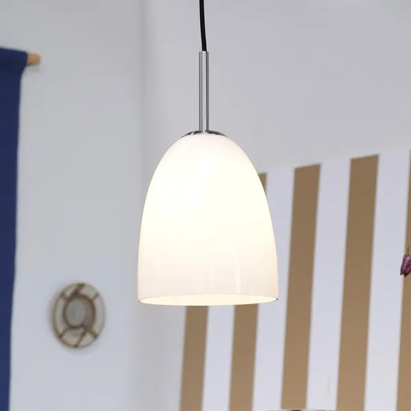 Jazz Pendant Opal/Brushed Steel Ø18