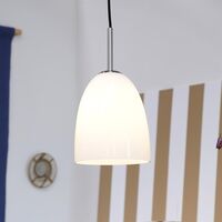 Jazz Pendant Opal/Brushed Steel Ø18