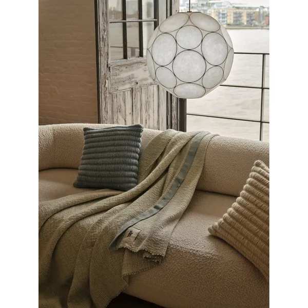 Ridge Cushion 45x45 cm Light Blue