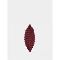 Ridge-Kissen 45x45 cm Burgunderrot
