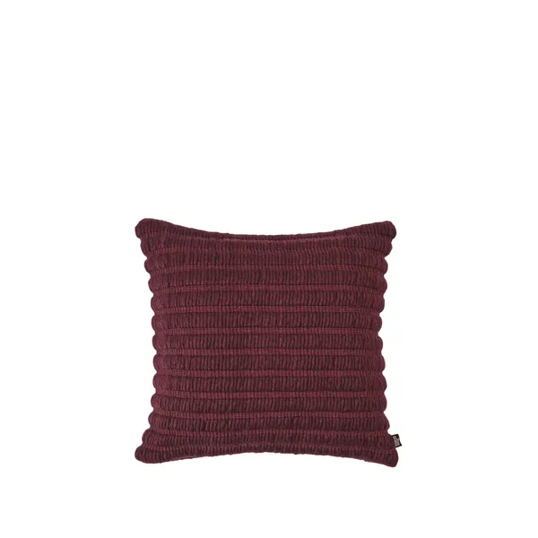 Ridge-Kissen 45x45 cm Burgunderrot