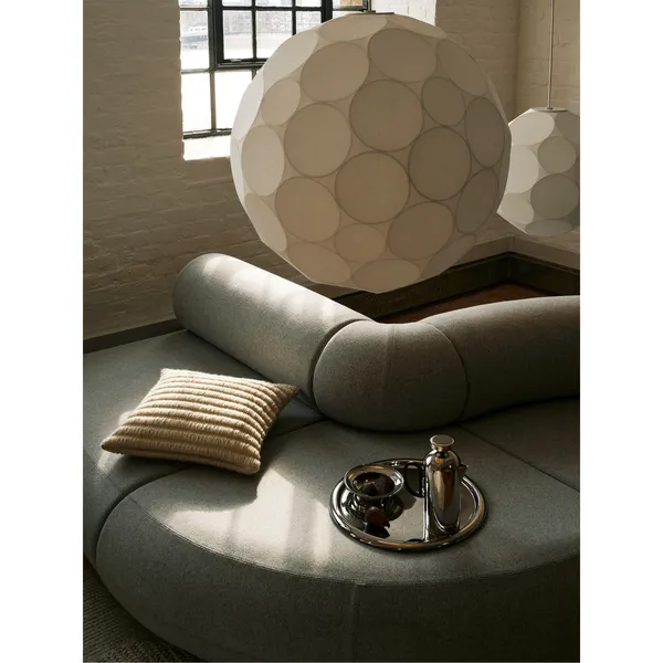 Ridge Cushion 45x45 cm Natur