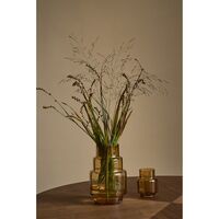 Hurricane Reflections No. 53 vase/stage Amber