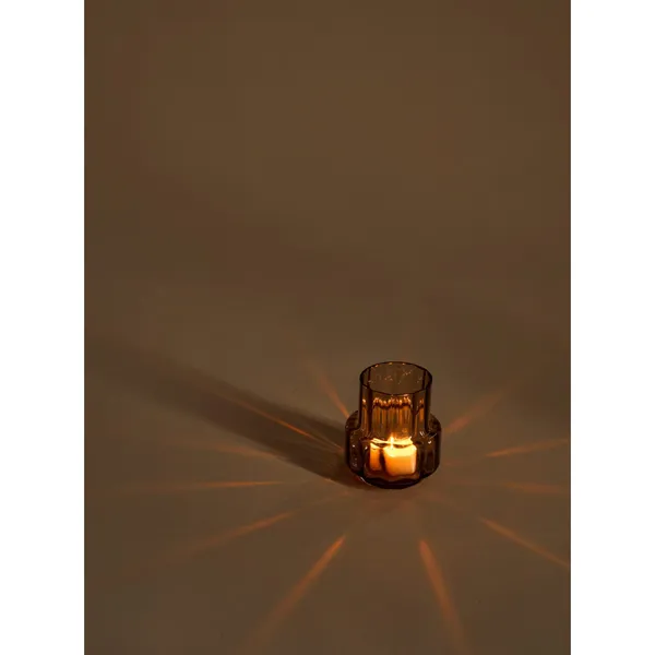 Hurricane Reflections Tealight No. 25 Amber