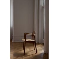 Regatta Dining Chair Upholstered Oiled Oak/Calvados Leather