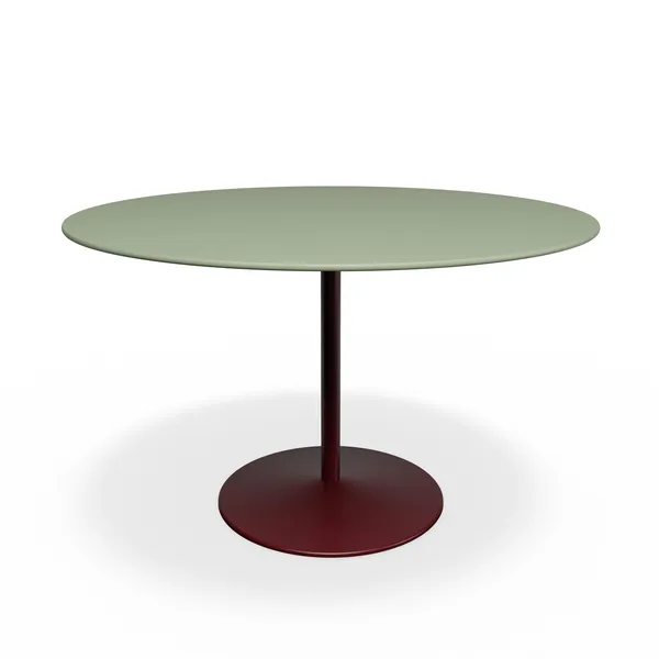 Panton Café & Dining Table Ø120 4184-Forbo Olive Linoleum