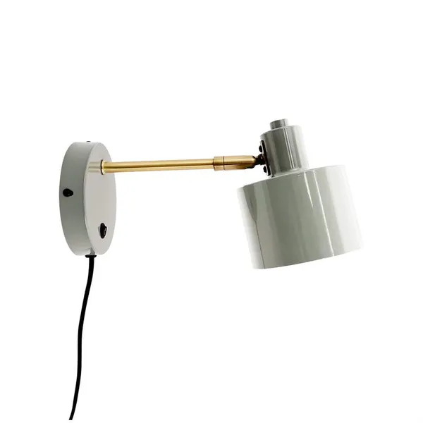 Ocean Wandlamp Olijf/Messing