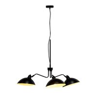Futura Lampada a sospensione a 3 bracci nera