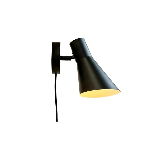 Applique murale DL12 courte noire