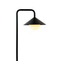 Nova Outdoor Floor Lamp w. Remote Black