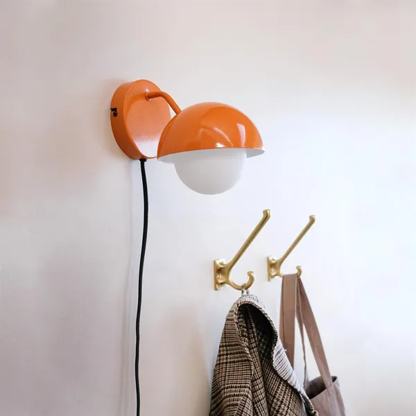 Rose Wall Lamp Orange