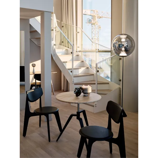 Slab Dining Chair Black