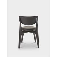 Slab Dining Chair Upholstered Black