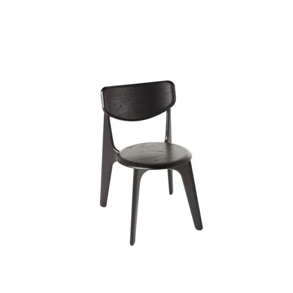 Slab Dining Chair Black