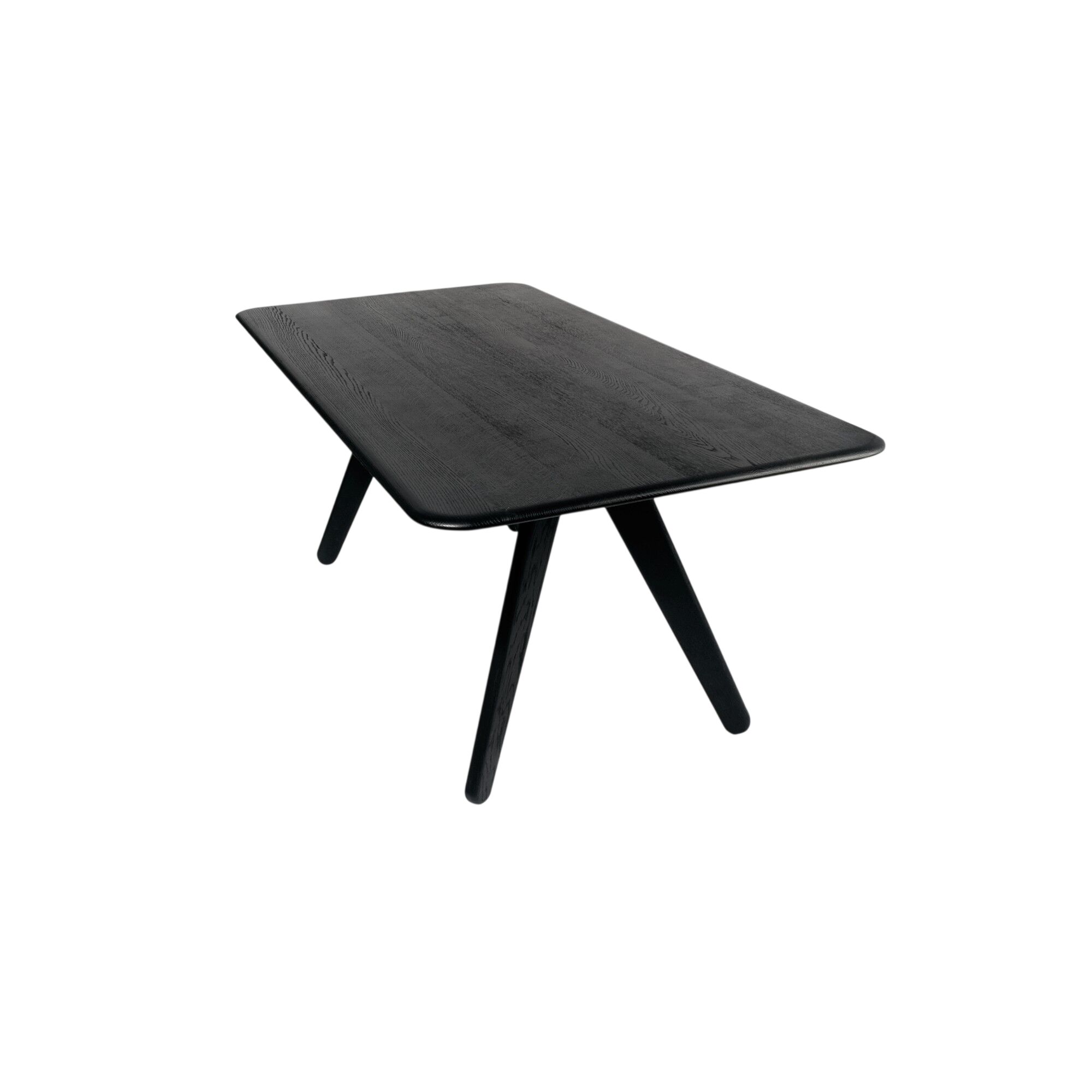 Slab spisebord L200 Black/Brass