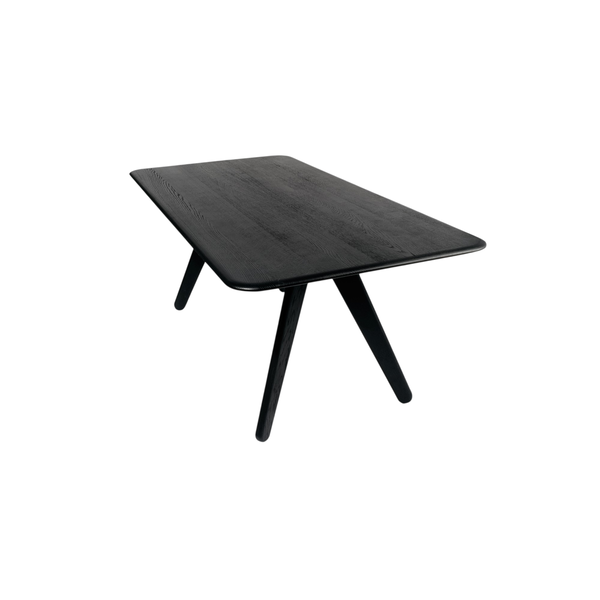 Slab Dining Table L200 Svart/Mässing