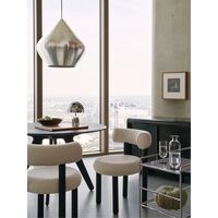 Slab Coffee Table Ø120 Black