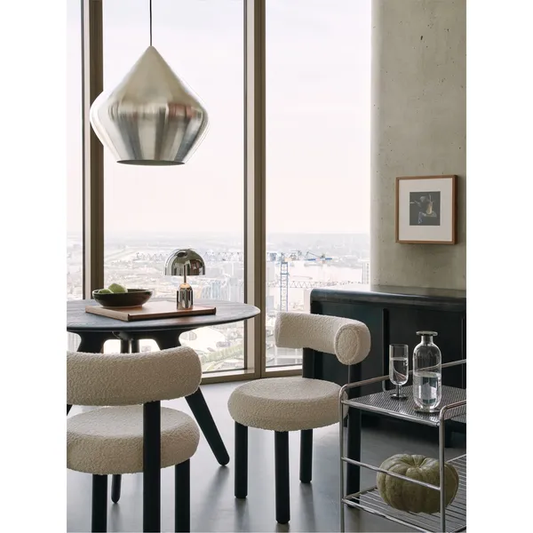 Slab Coffee Table Ø120 Black