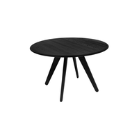 Slab Coffee Table Ø120 Black