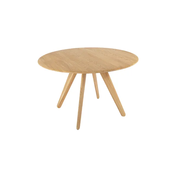Slab Dining Table Ø120 Natural